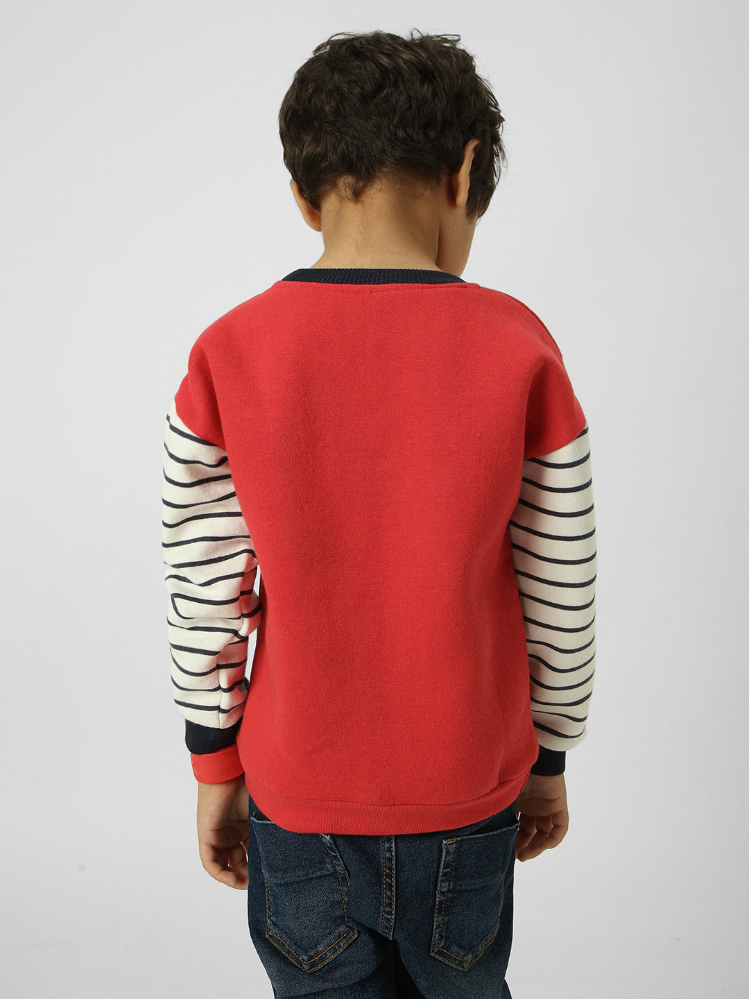 Boys Graphic Printed Drop Shoulder Sweatshirt