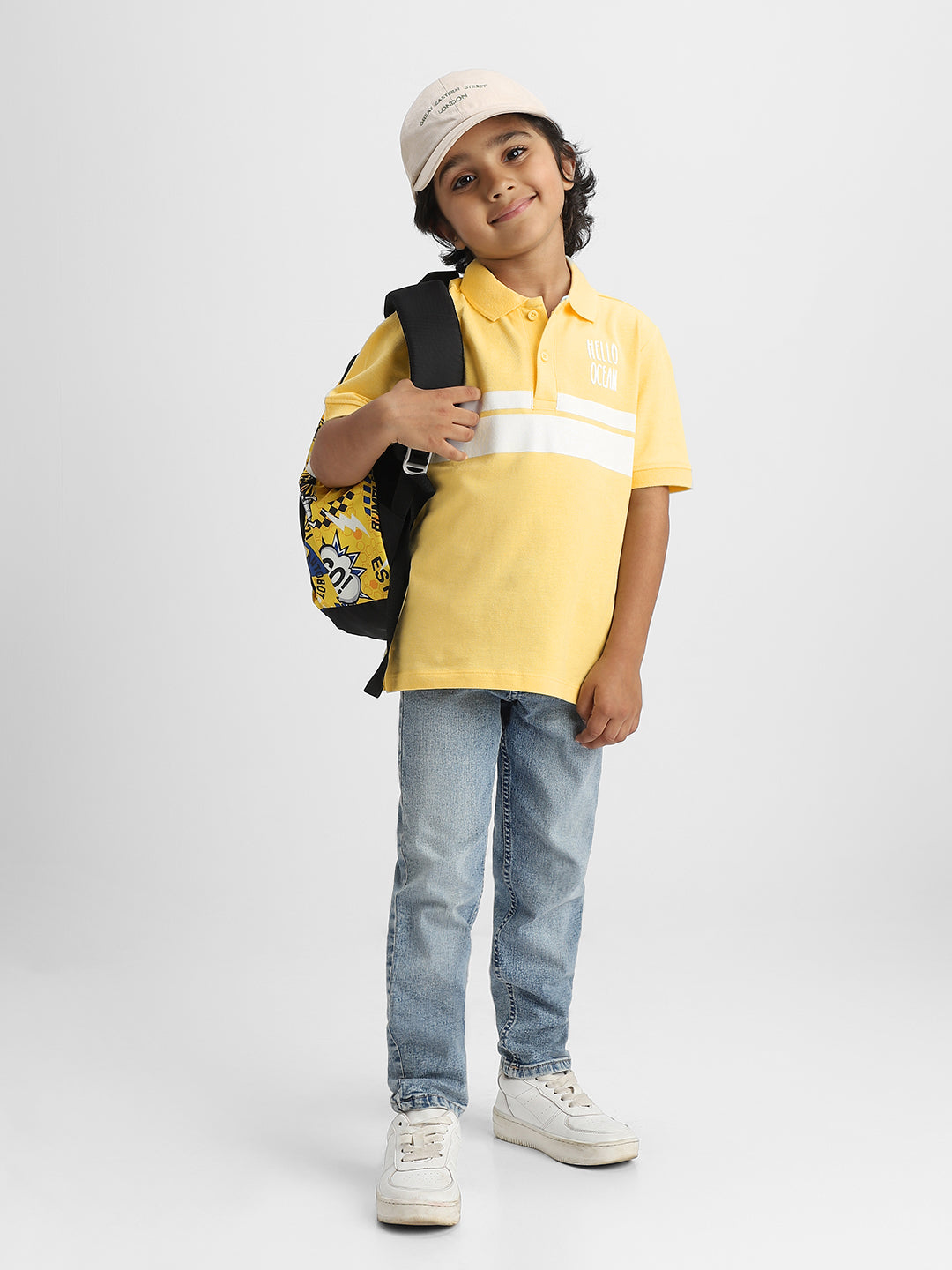 Nautinati Boys Cotton Polo T-shirt | Age 2 - 10 Years