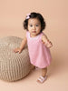 Nautinati Baby Girls' Gingham Print A-line Bubble Dress with Cotton Lining