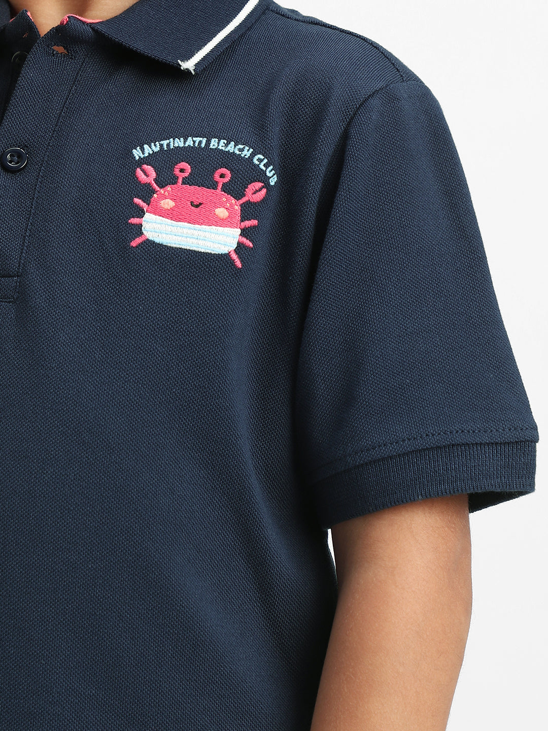 Nautinati Boys Cotton Polo T-shirt | Age 2 - 10 Years