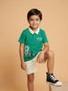 Nautinati Boys Cotton Polo Neck  Gamer Print Regular Fit T-shirt and Shorts Set