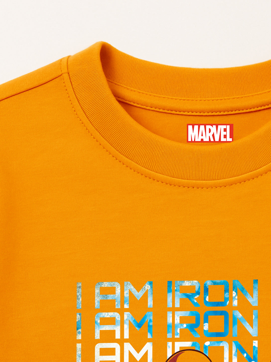 Nautinati Pack Of 2 Orange & Blue Spiderman T-Shirts For Boys