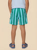Nautinati Boys’ 100% Cotton Pack of 2 Graphic & Striped Print Lounge Shorts