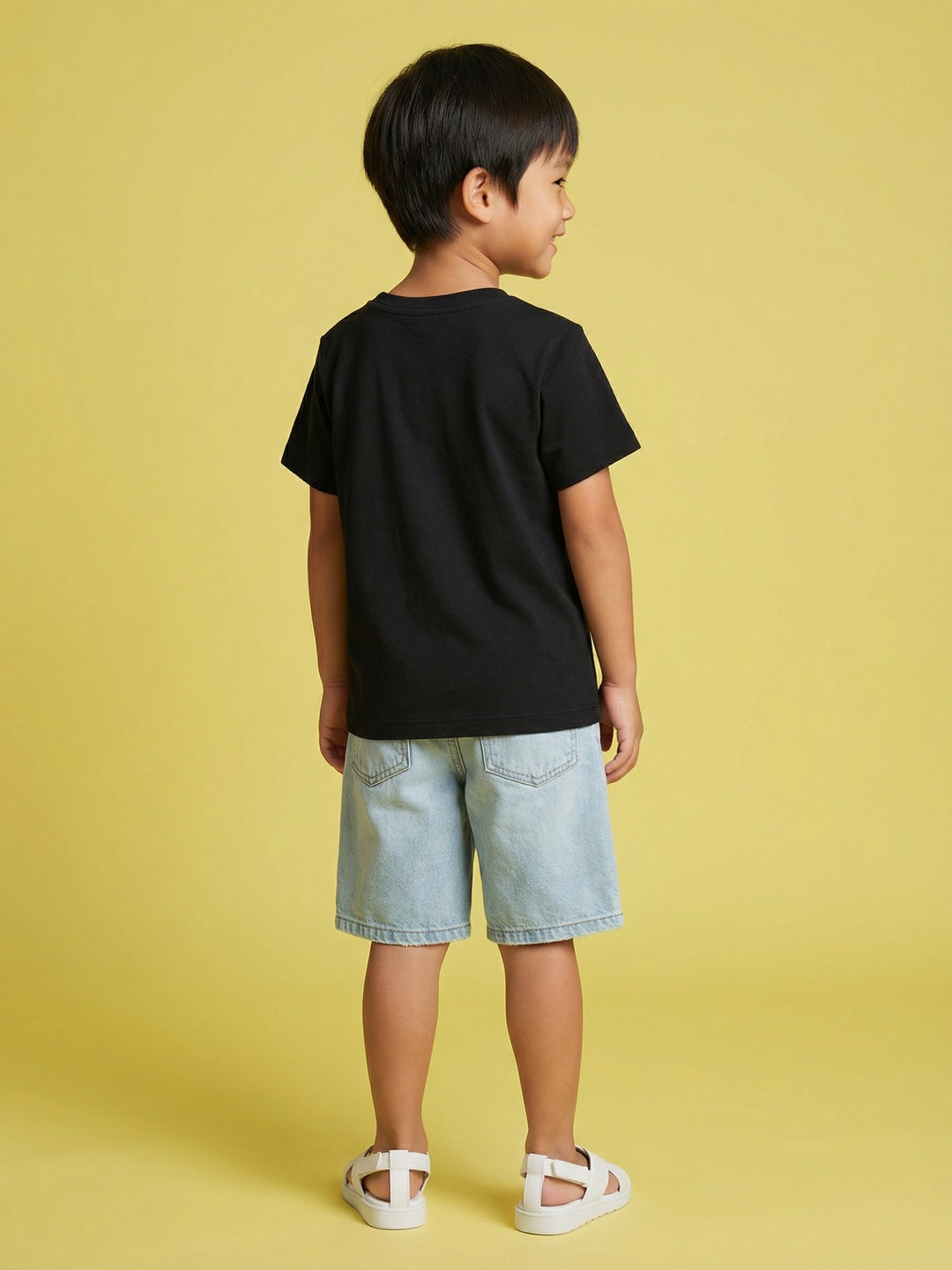 Nautinati Boys' 100% Cotton Pack of 3 Racing Graphic & All-over Print Crew Neck T-shirts