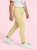 Nautinati Girls' 100% Cotton Pack of 2 All-over Heart Print & Striped Regular Fit Leggings