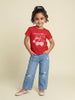 Nautinati Girls' Cotton Cherry and Cupcake Printed T-shirts Pack of 2