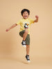 Nautinati Boys' Pack of 3 Cotton Pineapple and Bird Printed T-shirts