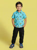 Nautinati Boys' 100% Cotton Racing Graphic Casual Shirt