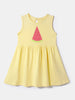 Nautinati Girls' Cotton Printed Dresses | Pack of 2 | Age 0 - 2 Years