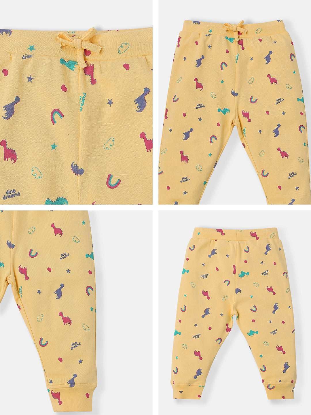 Nautinati Infants 100% Cotton Printed Ankle-length Pants