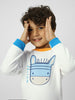 Boys Colourful-Ribbed Sweatshirt