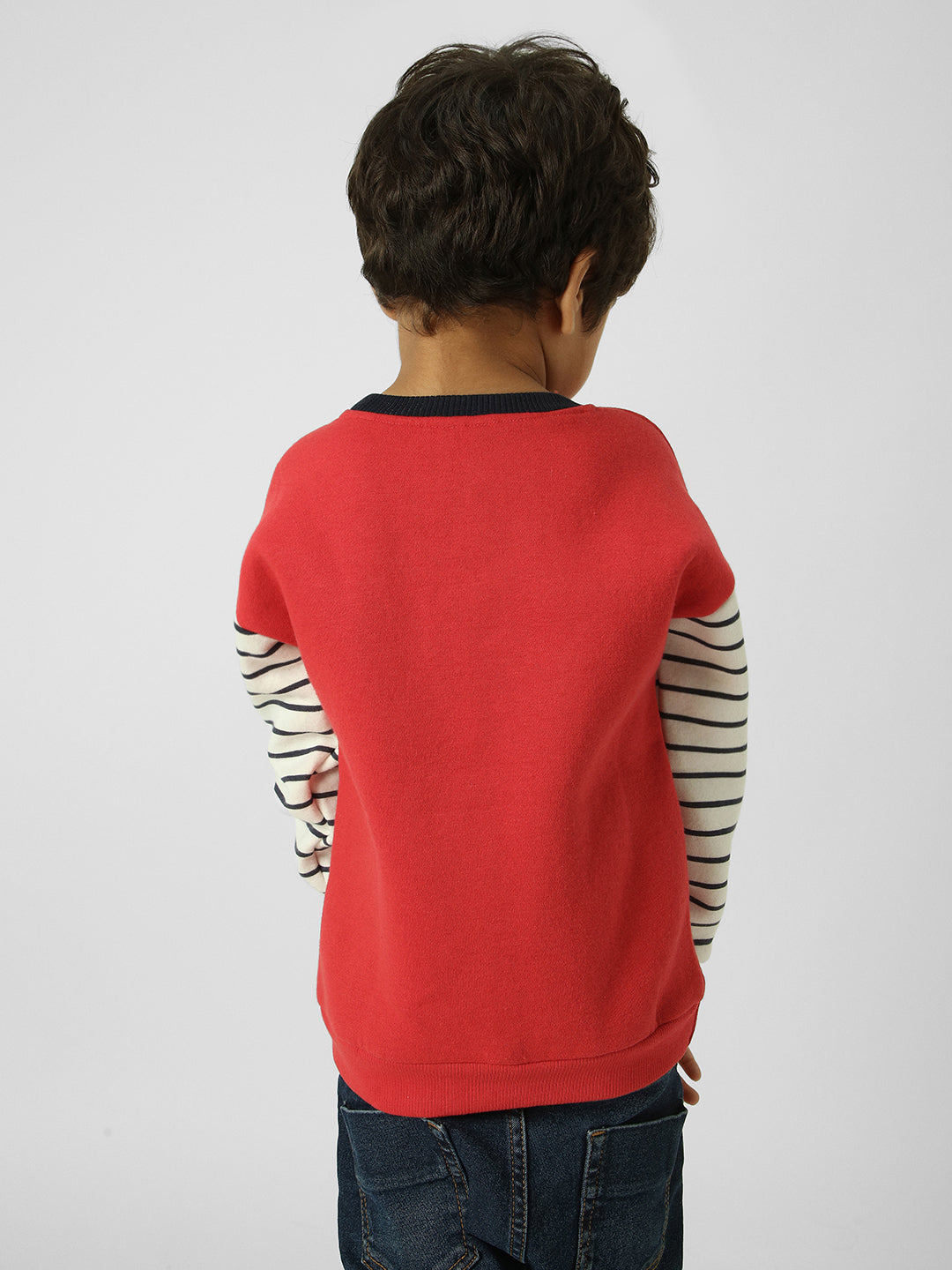 Boys Graphic Printed Drop Shoulder Sweatshirt