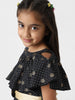 Nautinati Girls’ Printed Cotton Frock with Belt