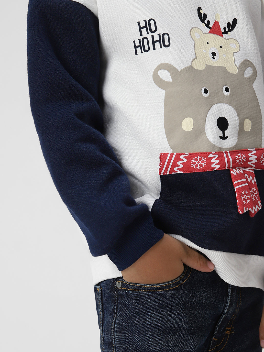 Boys Holiday-Themed Fleeece Sweatshirt