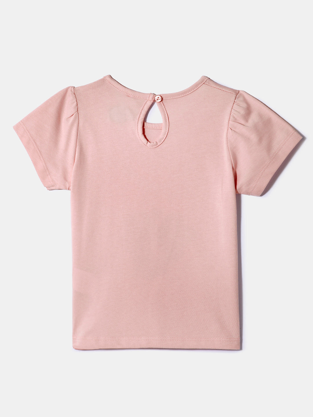 Nautinati Girls' Cotton Tops | Pack of 3 | Printed and Striped| Age 0 - 2 Years