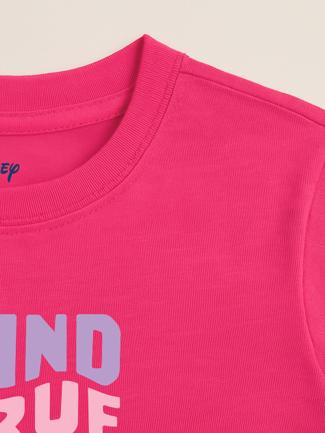 Nautinati Pack of 2 Pink and Yellow Minnie Mouse Print T-shirts for Girls