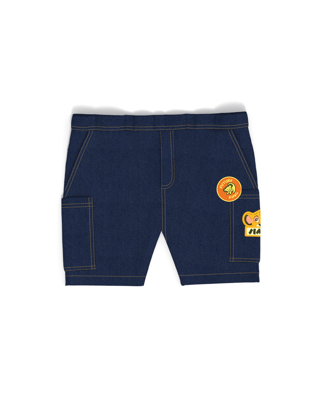 Nautinati Multicolour Graphic Printed Shirt and Denim Shorts Set for Boys
