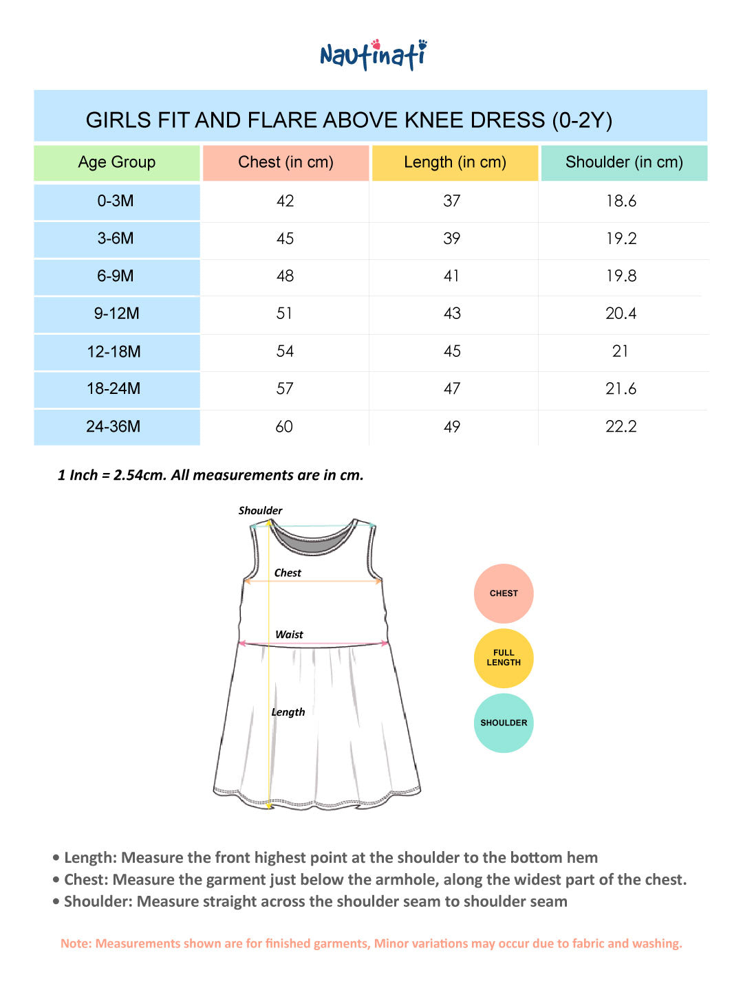 Nautinati Girls' 100% Cotton All-over Striped & Floral Embroidered Ruffled Fit and Flare Dress with Tassels