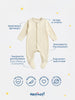 Nautinati Baby Girls' Cotton All-over Polka Printed Sleepsuit with Snap Buttons