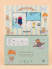 Nautinati Baby Boys Pure Cotton Summer themed Printed 5-pieces Gift Set