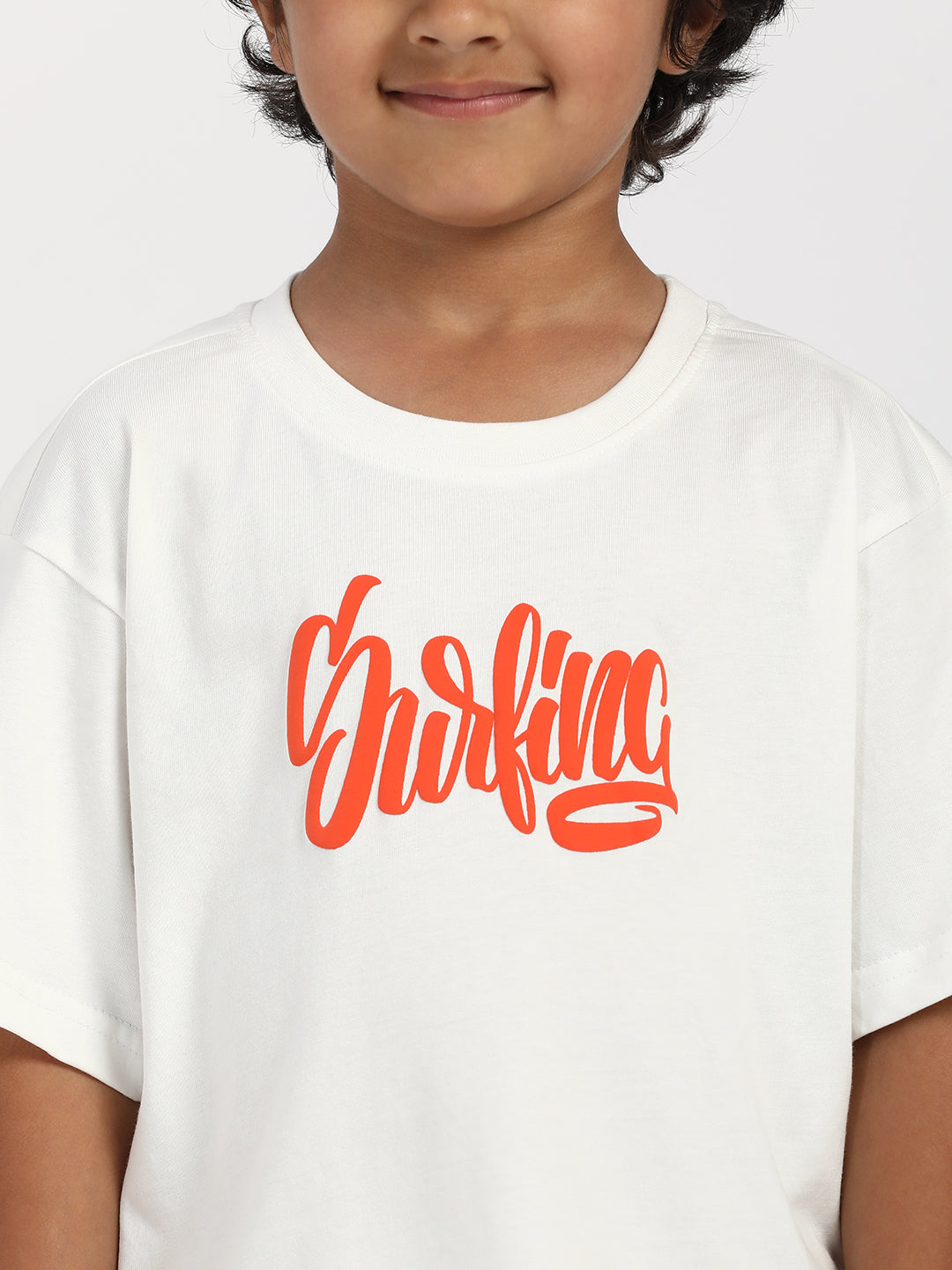 Nautinati Boys' Cotton Surfing Print T-shirt