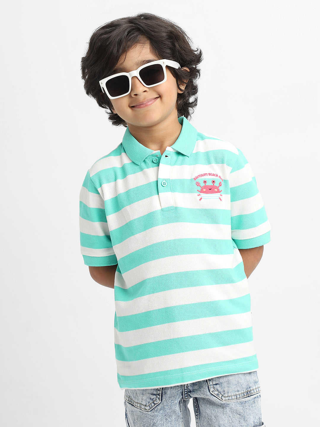 Nautinati Boys Cotton Polo T-shirt | Age 2 - 10 Years