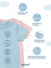 Nautinati Baby Boys' 100% Cotton Pack of 2 Aeroplane All-over Printed T-shirts