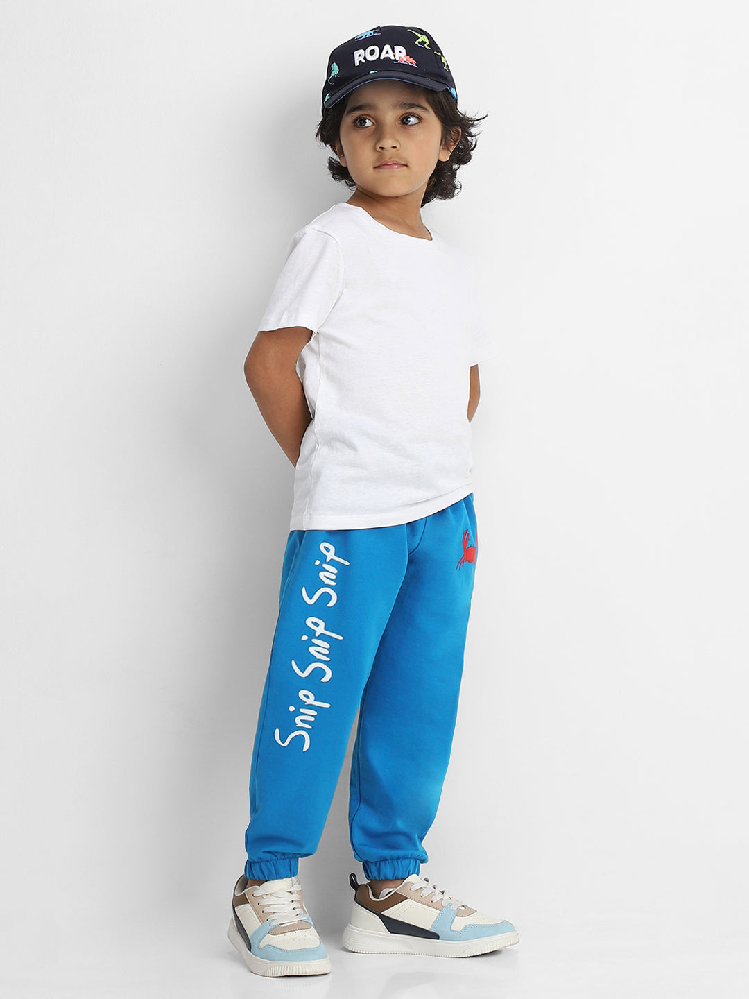 Nautinati Boys Embroidered Cotton Joggers | Age 2 - 10 Years