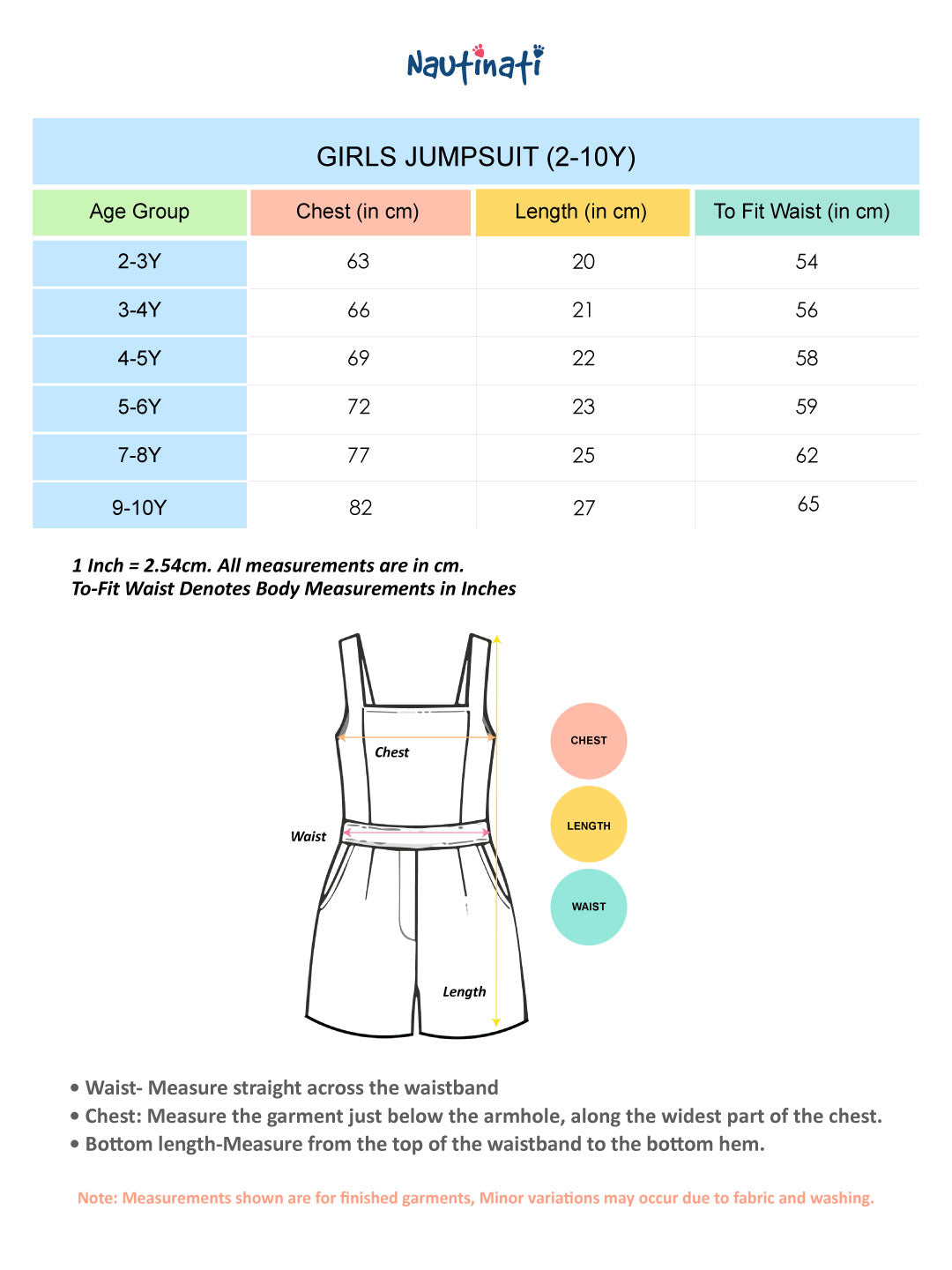 Nautinati Girls 100% Cotton Strappy All-over Polka Dot Print jumpsuit