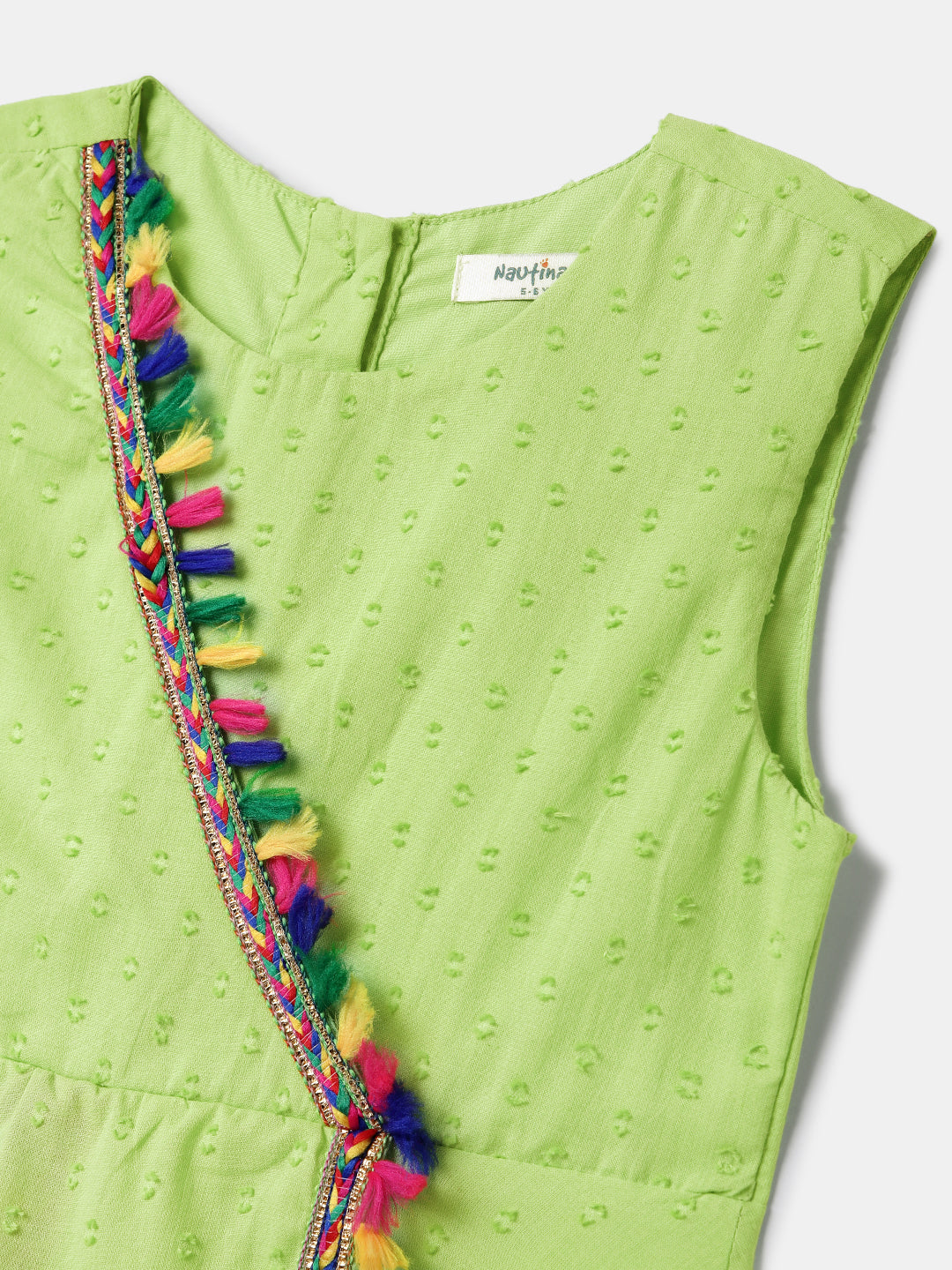 Nautinati Girls' Cotton Ethnic Festive Set | Age 2-10 Years