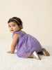 Nautinati Baby Girls' A-line Holographic All-over Star Foil Print Mesh Party Dress with Sequinned Bow