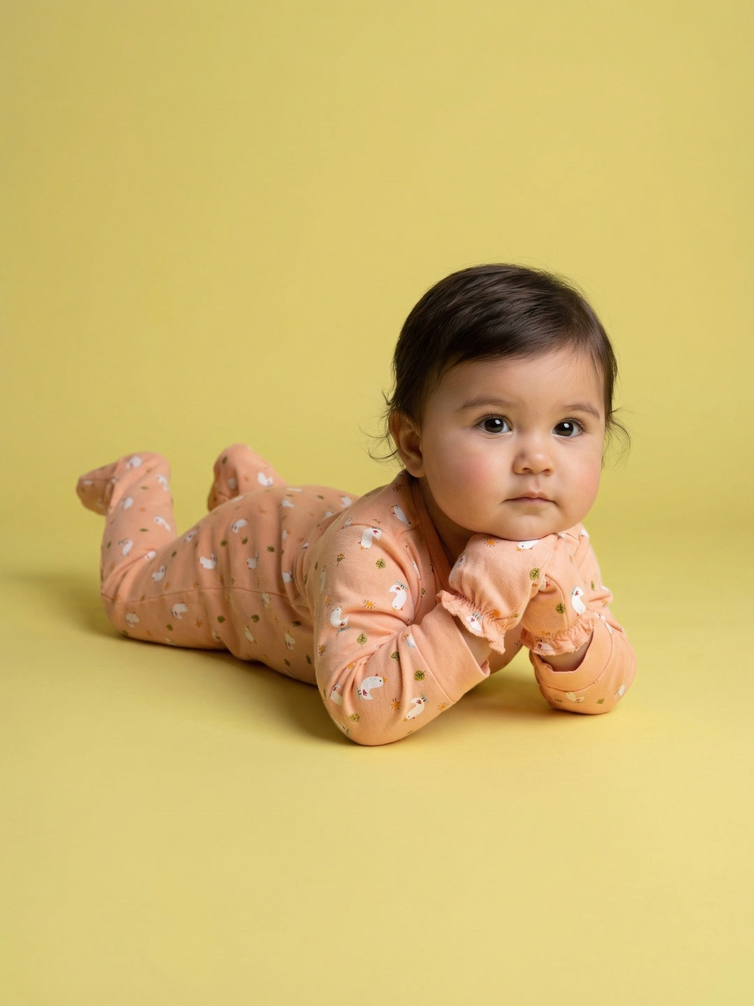 Nautinati Baby Pure Cotton  All-over & Placement Print 5-pieces Gift Set
