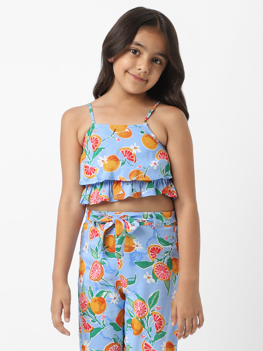 Cotton Co-ords for Girls | Girls Rayon-Cotton Clothing Set | 4 to 8 Years