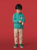 Nautinati Boys Disney Christmas Mickey Mouse Puff Printed Oversized Hooded Sweatshirt