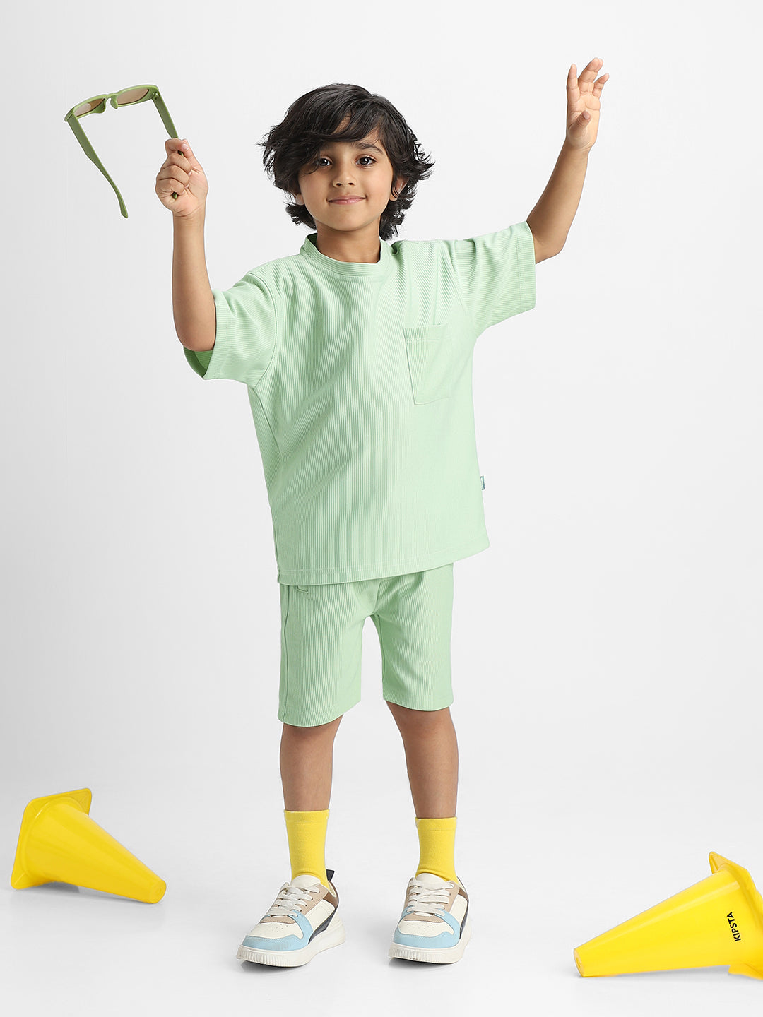Nautinati T-shirt and Shorts Co-ord Set for Boys | Age 2 - 10 Years