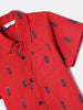 Nautinati Boys' Poplin Cotton Printed Shirt and Shorts Set | Age 2 - 10 Years