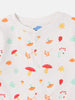 Nautinati Infantsâ€™ Premium Cotton Graphic Printed Pack of 2 Sleepsuits