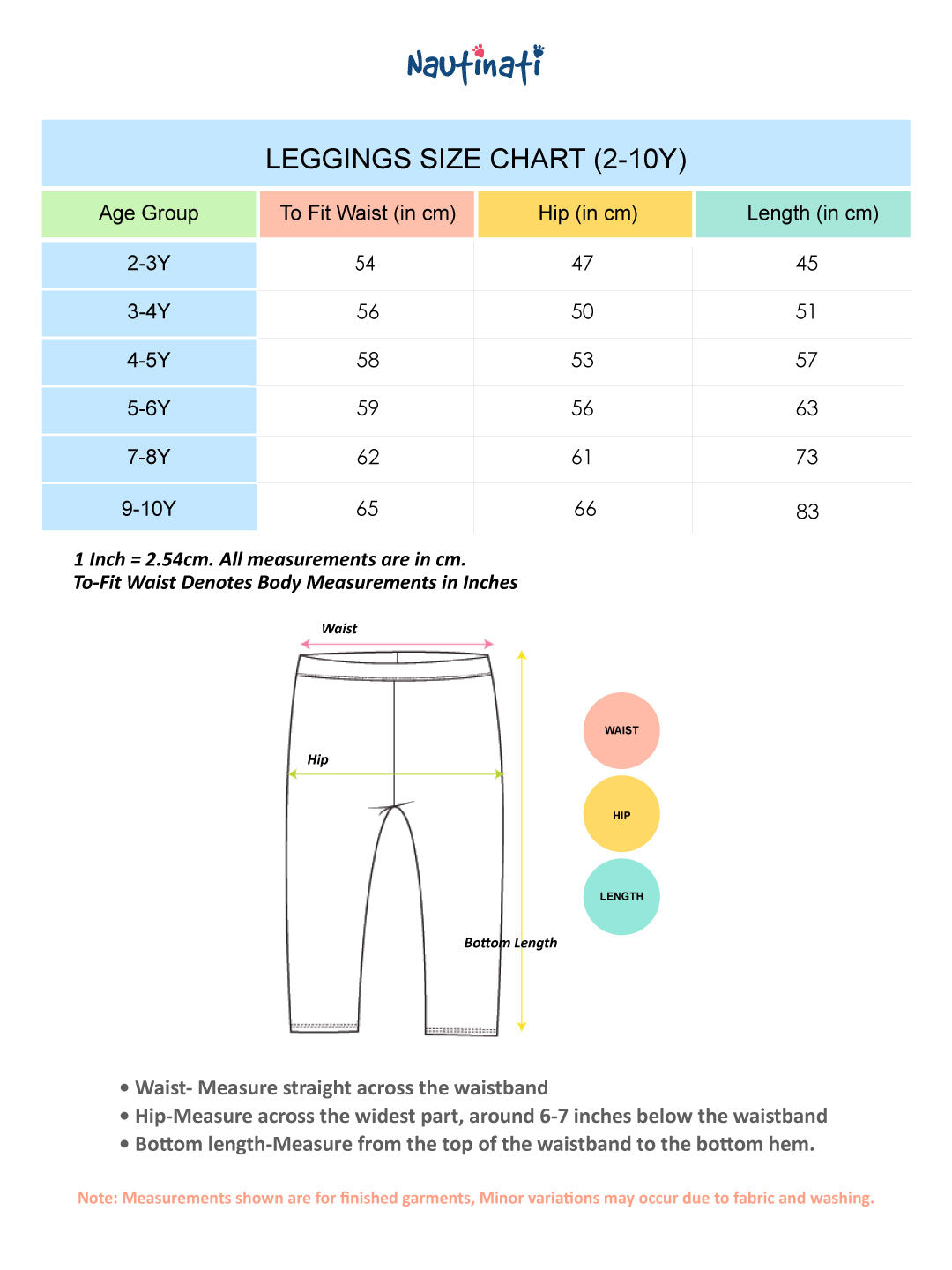 Nautinati Girls' 100% Cotton Pack of 2 Regular Fit  Solid Essentials Leggings