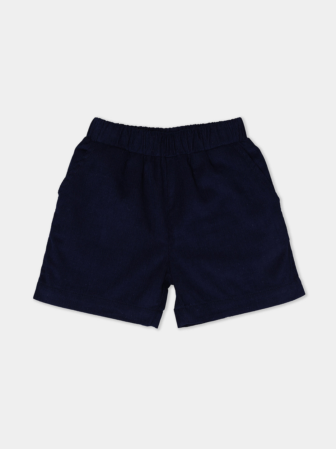 Nautinati Blue Shorts With Printed Shirt Set For Boys