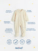 Nautinati Baby Boys Regular Fit Hooded Koala Fur Sleepsuit with Front Zip