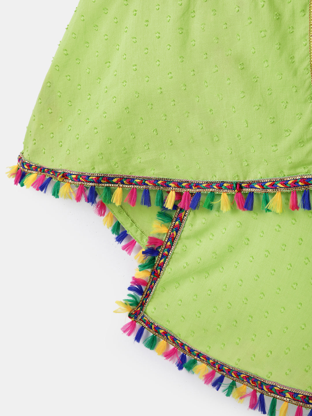 Nautinati Girls' Cotton Ethnic Festive Set | Age 2-10 Years