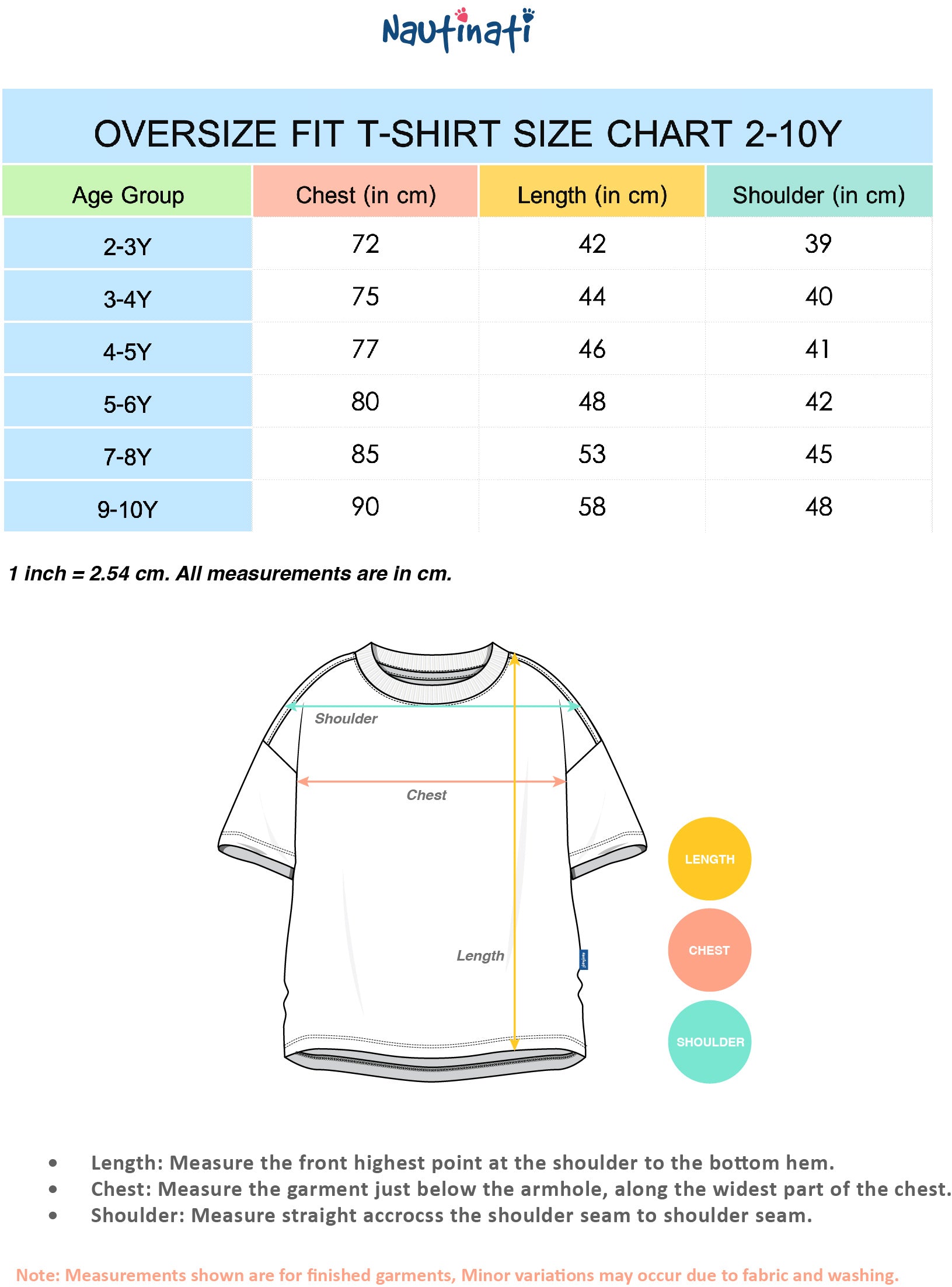 Nautinati Boys' 100% Cotton Disney Mickey Mouse Front & Back Graphic Oversized T-shirt