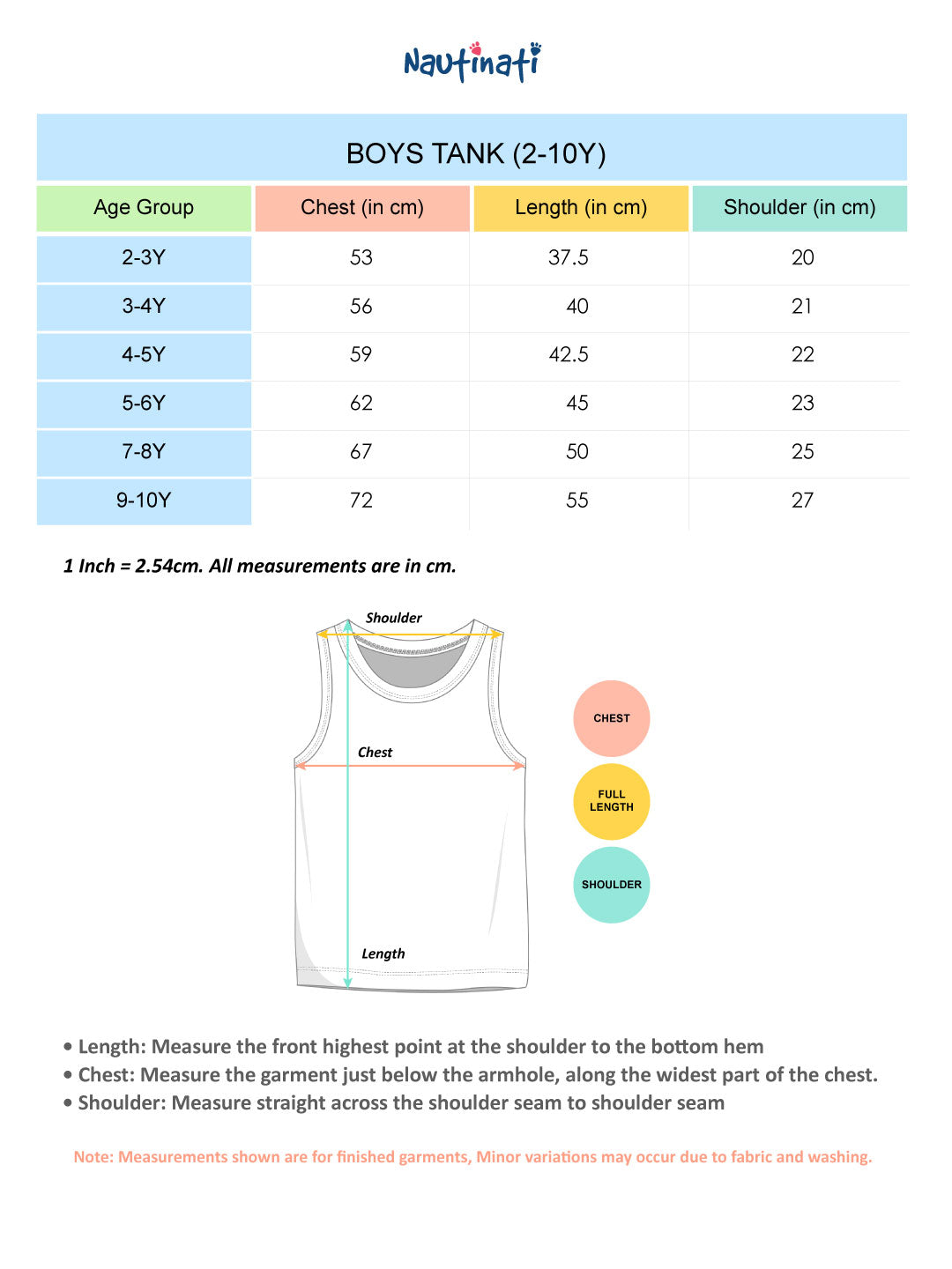 Nautinati Boys' 100% Cotton Pack of 2 Solid Essentials Vests