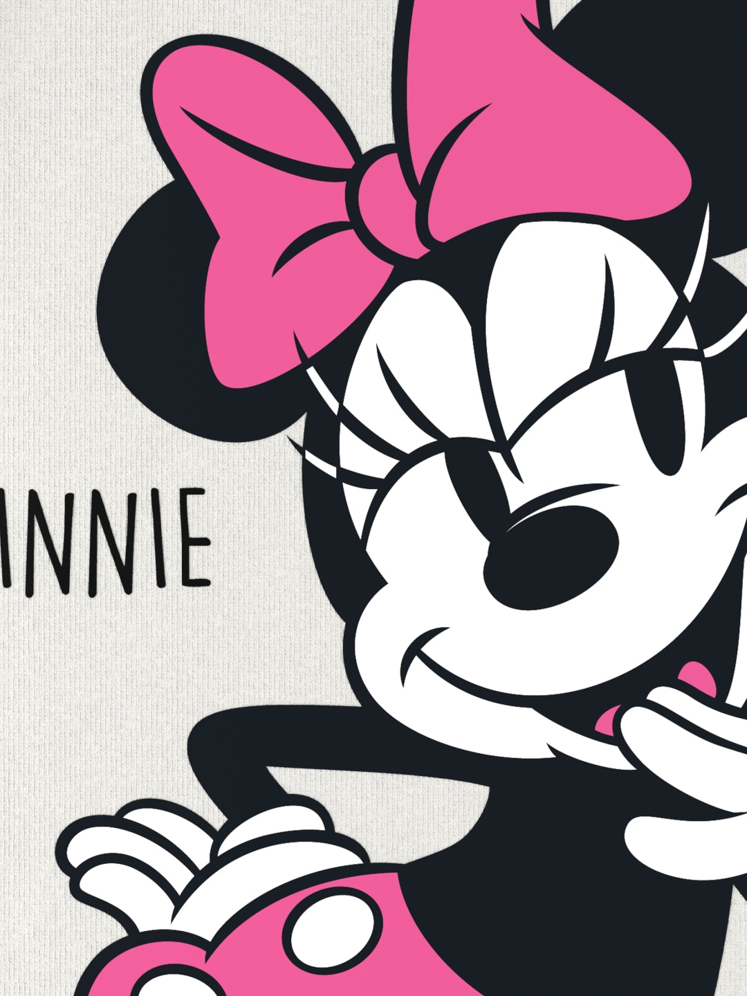 Nautinati Pack of 2 White Minnie Mouse and Daisy Print T-shirts for Girls