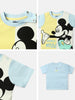 Nautinati Infants Cotton Mickey Mouse T-shirt with Colourblock Sleeves