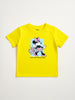Nautinati Pack of 2 Pink and Yellow Minnie Mouse Print T-shirts for Girls