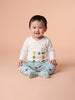 Nautinati Baby Boys Pure Cotton Summer themed Printed 5-pieces Gift Set