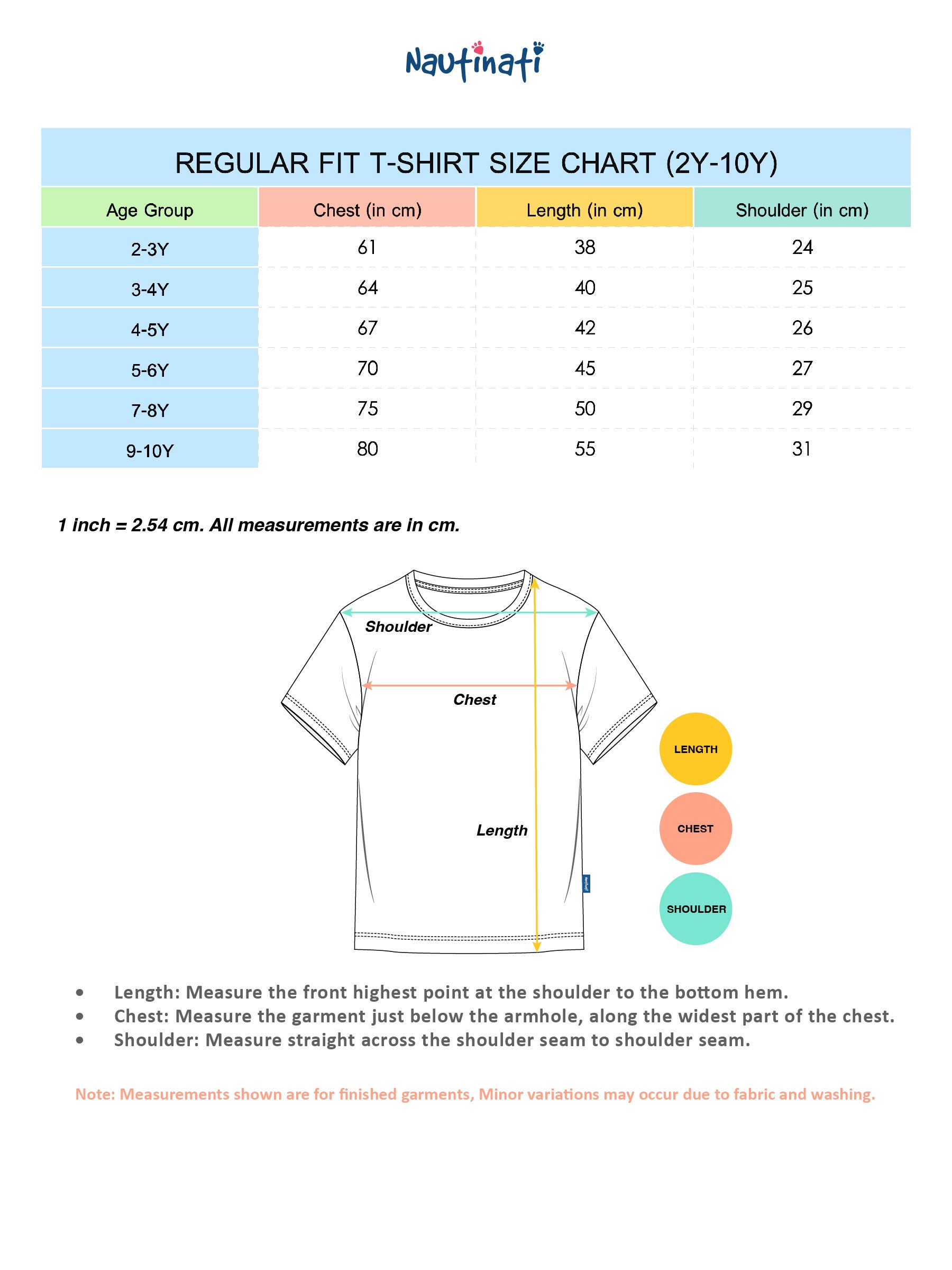 Nautinati Girls' Pack of 2 Cotton Graphic Printed and Striped T-shirts