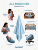 Nautinati Baby Boys' Muslin 100% Cotton Pack of 2 All-over Print Woven Swaddles