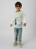 Boys Animal-Themed Jacquard Sweatshirt